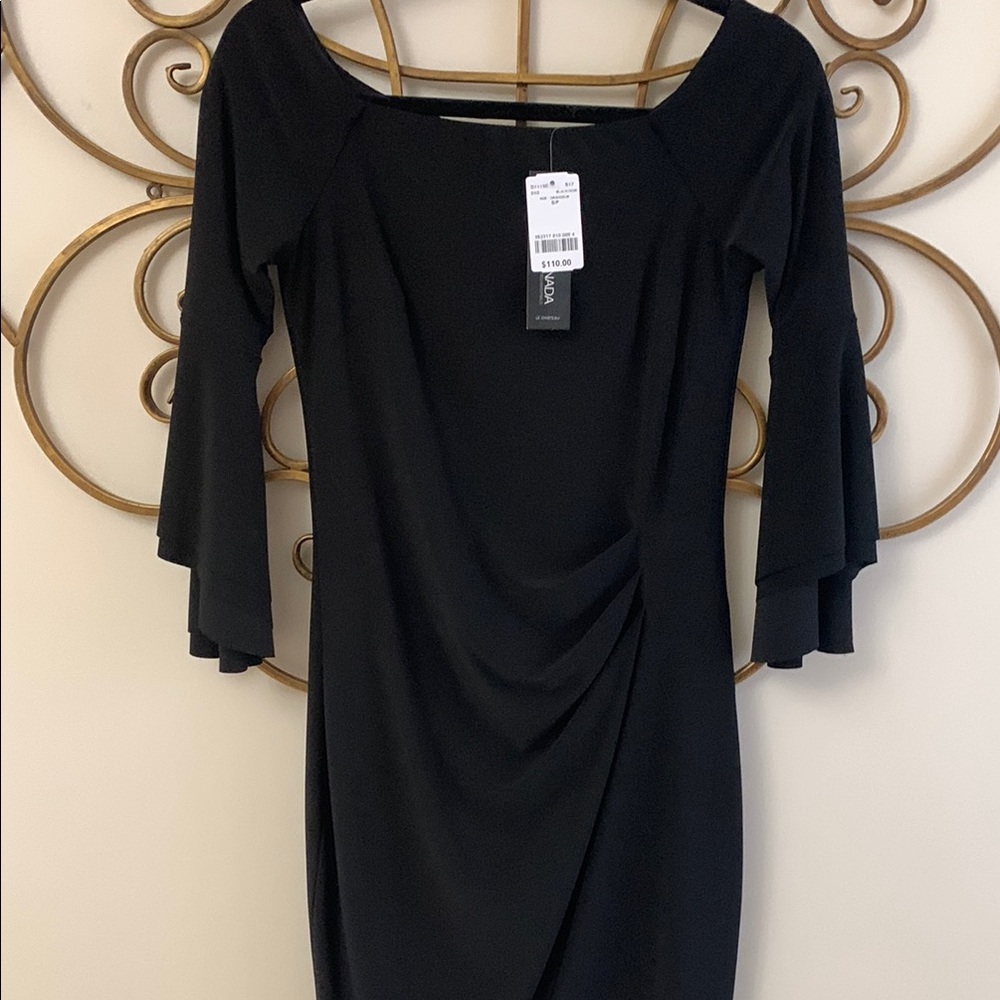 Le Chateau Elegant Black Dress